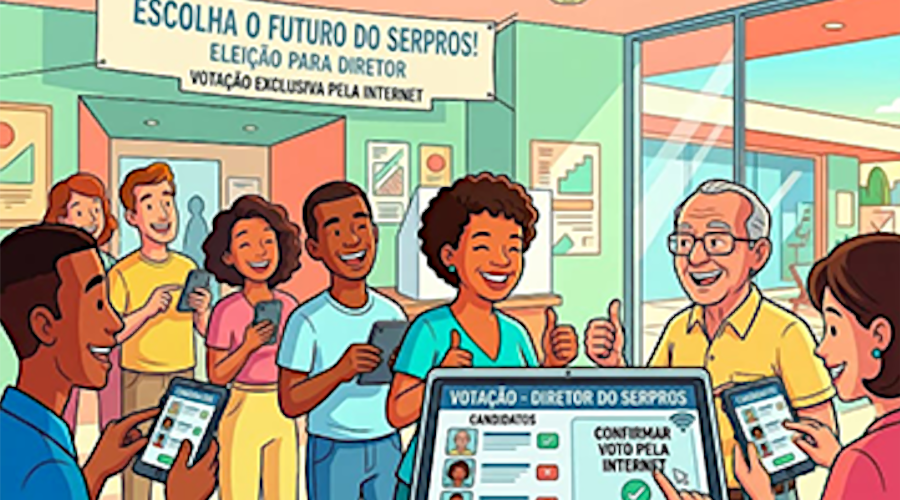Inscrição de candidatos para Diretoria do SERPROS vai até o dia 25 deste mês