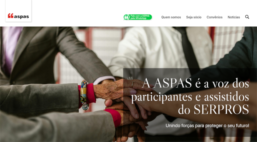 ASPAS lança novo 'site', mais moderno e dinâmico