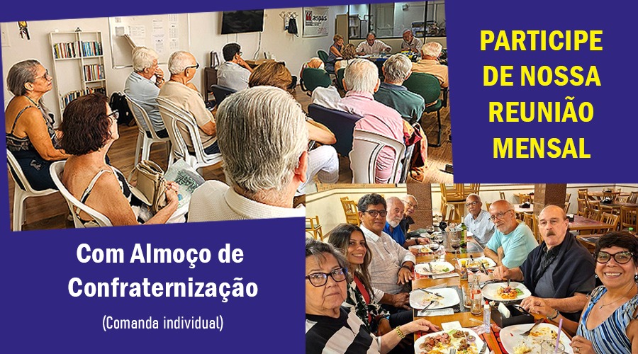 Participe da reunião na ASPAS nesta 5ª feira, dia 9 de abril
