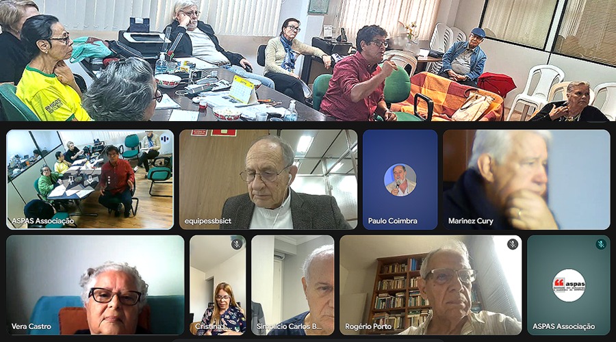 Reunião da ASPAS debate eleição no SERPROS e plano de saúde