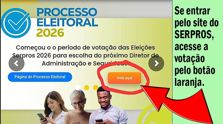 Votação: em caso de dúvida, siga o passo a passo